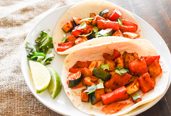Easy Baked Vegetable Tacos