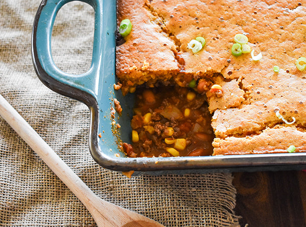 Cowboy Cornbread Casserole