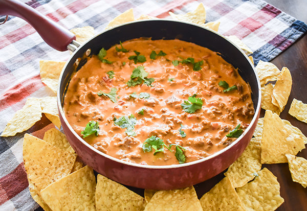 Skillet Beefy Queso