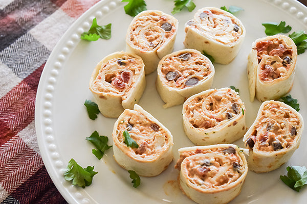 Fiesta Chicken Tortilla Roll-Ups/Pinwheels