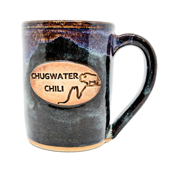 Chugwater Chili Embossed Logo Coffee Mugs