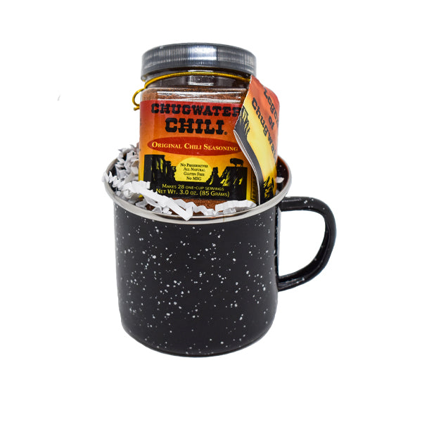 Chili with Metal Enamel Camper Cup Gift Set