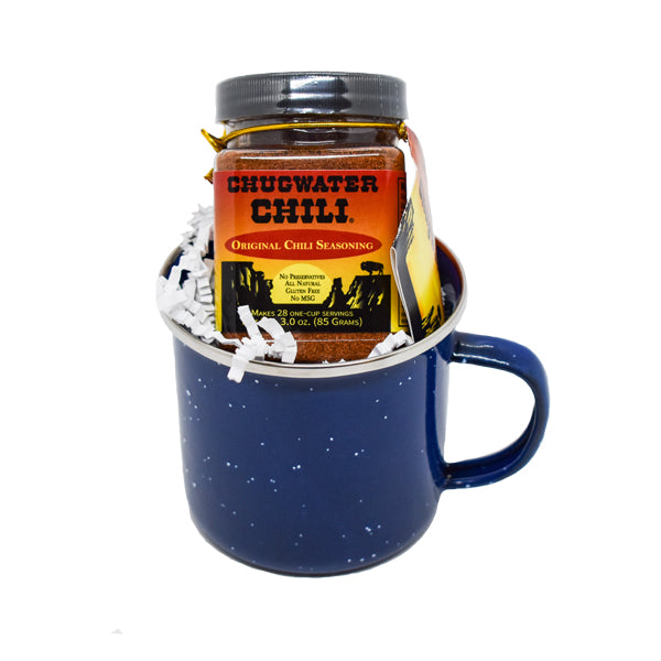 Chili with Metal Enamel Camper Cup Gift Set