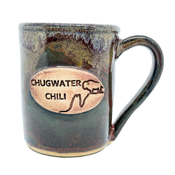 Chugwater Chili Embossed Logo Coffee Mugs
