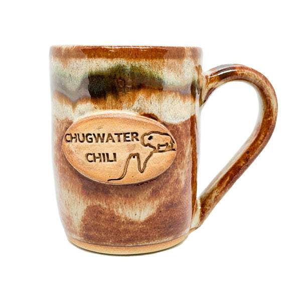 Chugwater Chili Embossed Logo Coffee Mugs