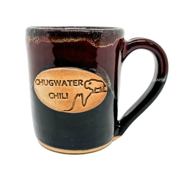 Chugwater Chili Embossed Logo Coffee Mugs