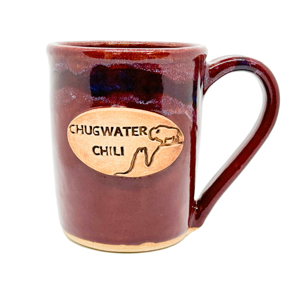 Chugwater Chili Embossed Logo Coffee Mugs