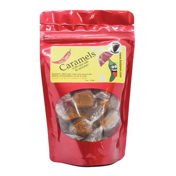 Hot Tamn&#39;s Sea Salt Serrano Caramels