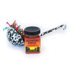 Chili &amp; Ladle Gift Set Chugwater Chili Black 