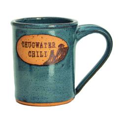 Coffee Mug Pine Cone Blue 